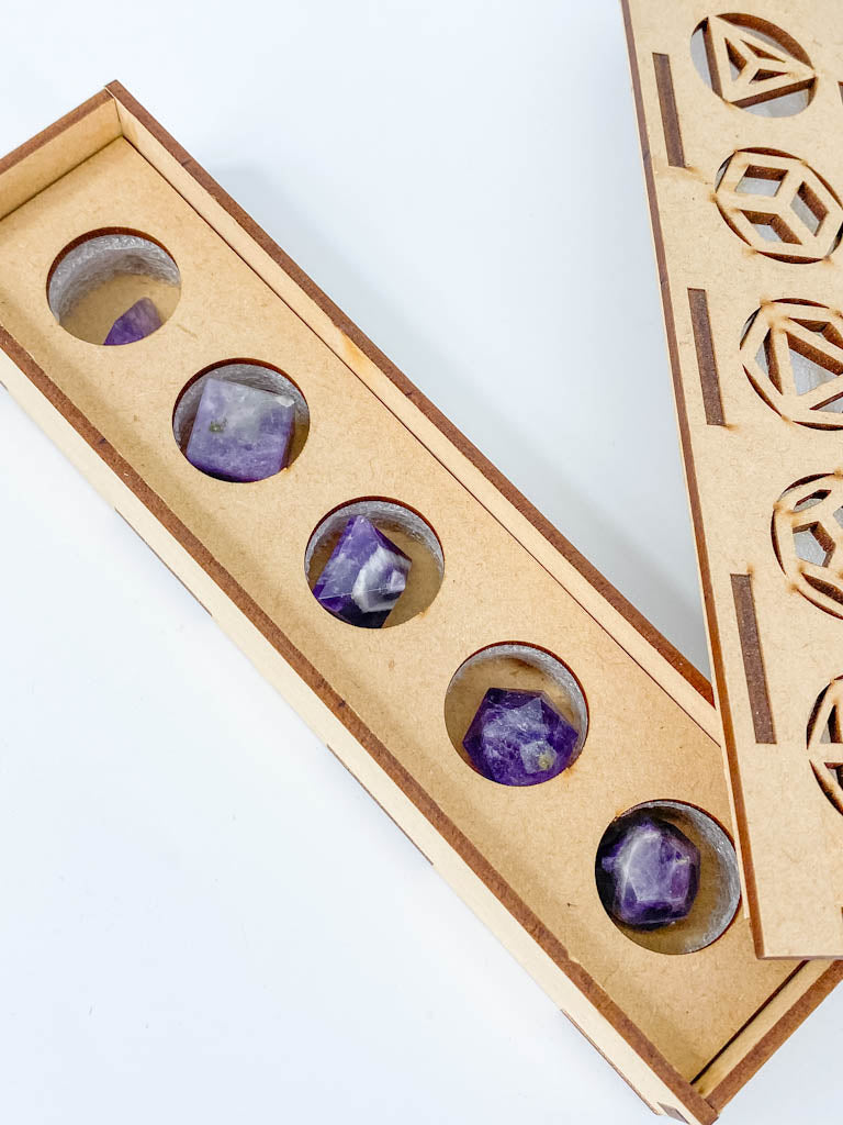 Platonic Solid Sacred Geometry | Amethyst