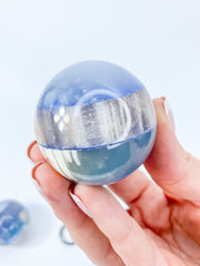 Onyx Blue Sphere | Large