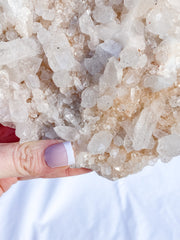 Himalayan Quartz Cluster with Inclusions 972g
