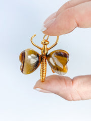 Tiger Eye Dragonfly Carving