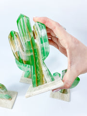 Onyx Cactus Carving | Large
