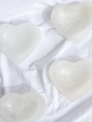 Selenite Heart Cleansing Bowl | X Large