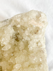 Glass Apophyllite Cluster with Druzy 3kg