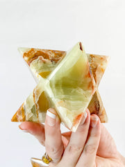Green Onyx Merkaba XXL