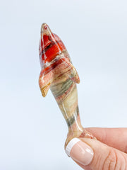 Jasper Dolphin Carving