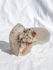 Smoky Himalayan Quartz with Inclusions CutBase Cluster 1.6kg