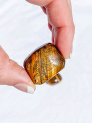 Tiger Eye Tumbles | Large