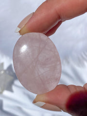 Rose Quartz Worry Stone