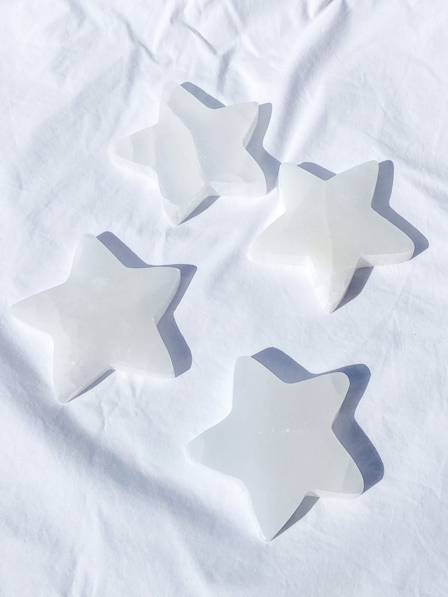 Selenite Star Plate | Large