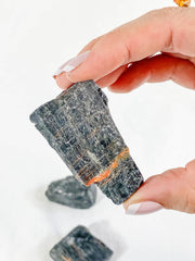 Black Tourmaline and Hematite Natural | Small