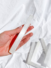 Selenite Natural Wand | Medium