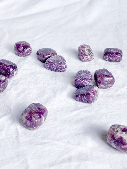 Lepidolite Tumbles | Small