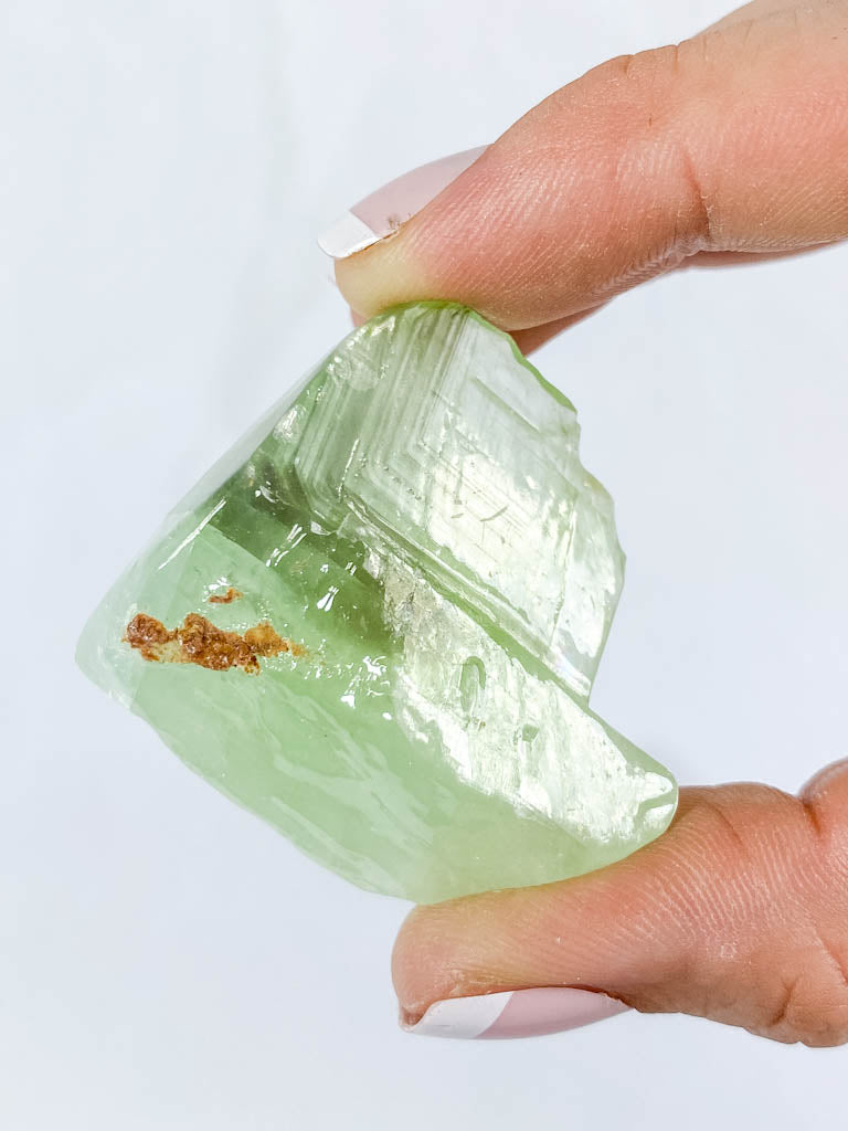 Green Calcite Natural | Small