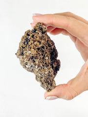 Halite Chocolate Cluster Mineral Specimen Fragile 123g