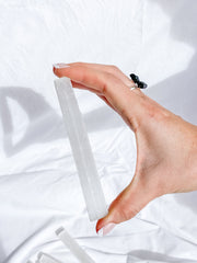 Selenite Natural Wand | Small