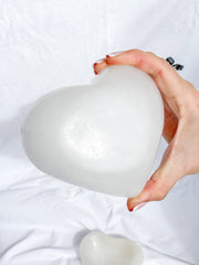 Selenite Heart Cleansing Bowl | X Large
