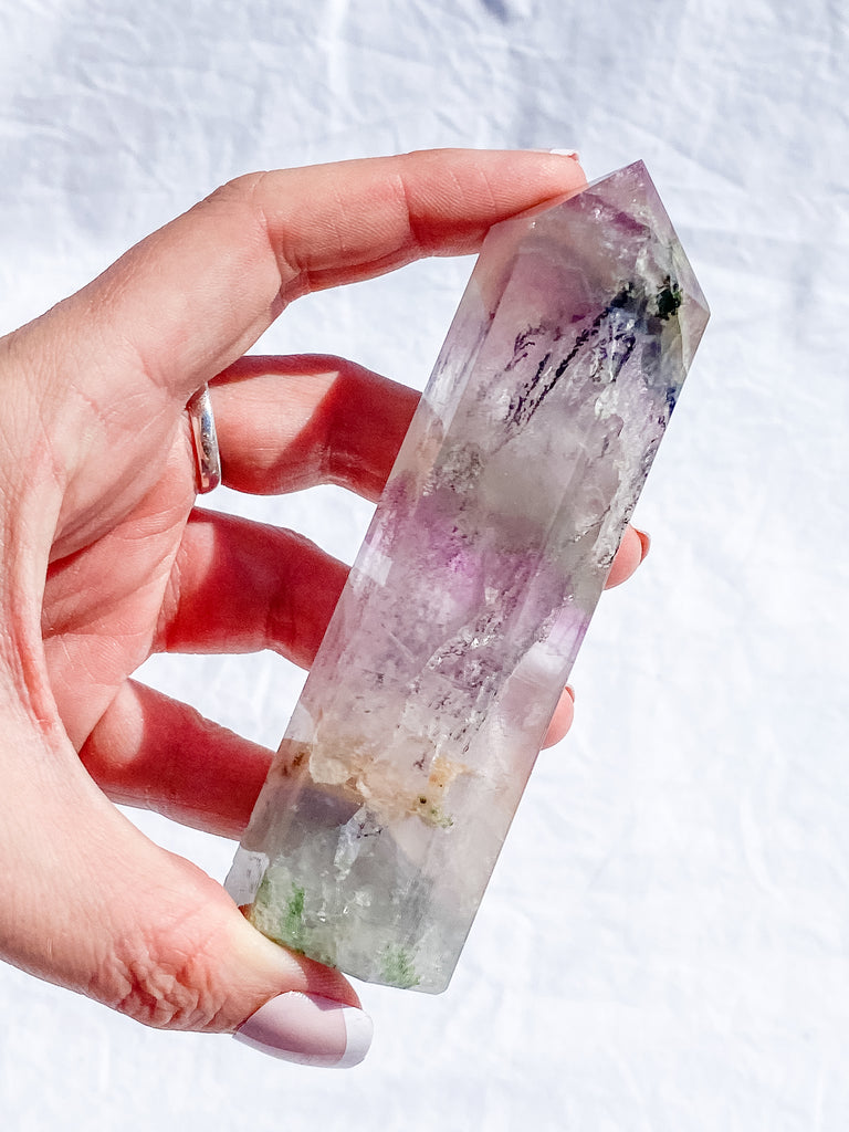 Fluorite Polished Point 260g