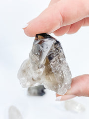 Balance Duo: Clear Quartz + Smoky Quartz | Small
