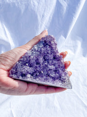 Amethyst CutBase Triangle Cluster 364g