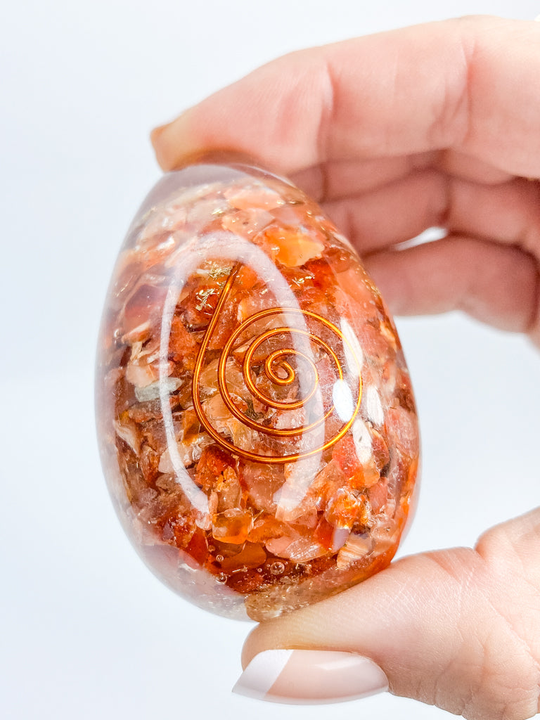 Orgonite Carnelian Egg | X Large