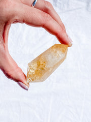 Citrine Polished Double Terminator Wand 65g