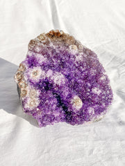 Amethyst CutBase Cluster with Druzy 1.3kg