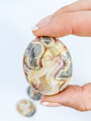 Crazy Lace Agate Worry Stone