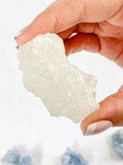 Harmony Duo: Celestite + Glass Apophyllite | Medium