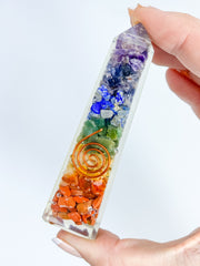 Orgonite Chakra Obelisk | Medium