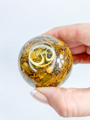Orgonite Tiger Eye Sphere | X Large