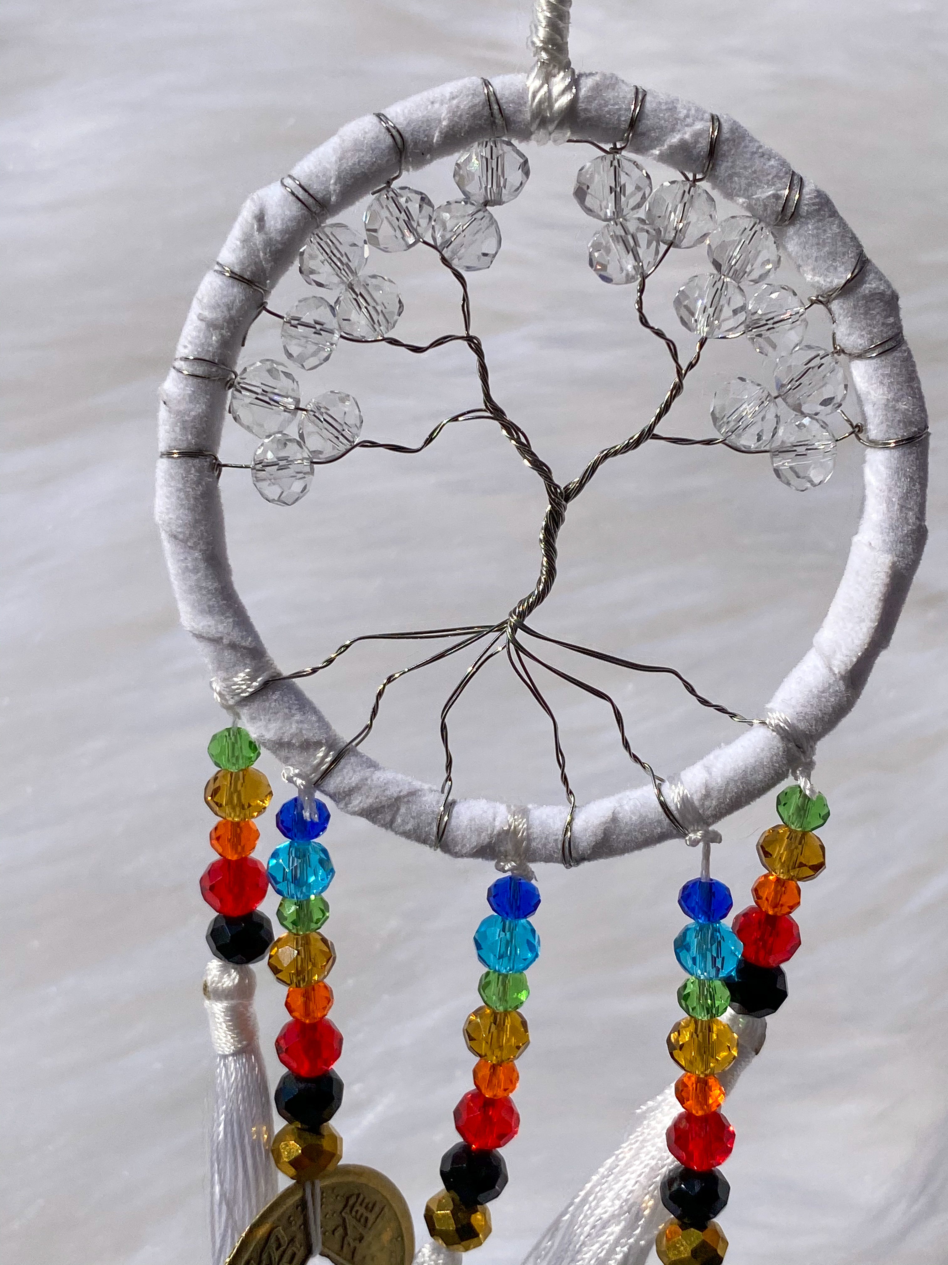 Tree of Life Peace Chakra Dream Catcher