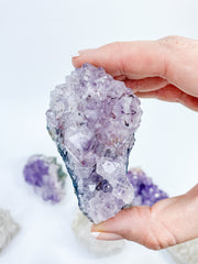 Divine Trio: Citrine + Clear Quartz + Amethyst | X Large