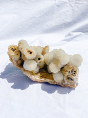 Coral Quartz Cluster with Druzy Cluster 890g