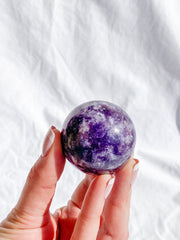 Lepidolite Sphere | Medium