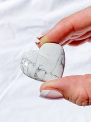 Howlite Heart | X Small
