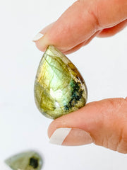 Labradorite Cabochon Tear Drop | Small