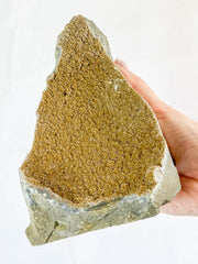 Caramel Amethyst CutBase Cluster 1.2kg