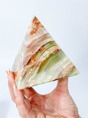 Green Onyx Pyramid | XX Large