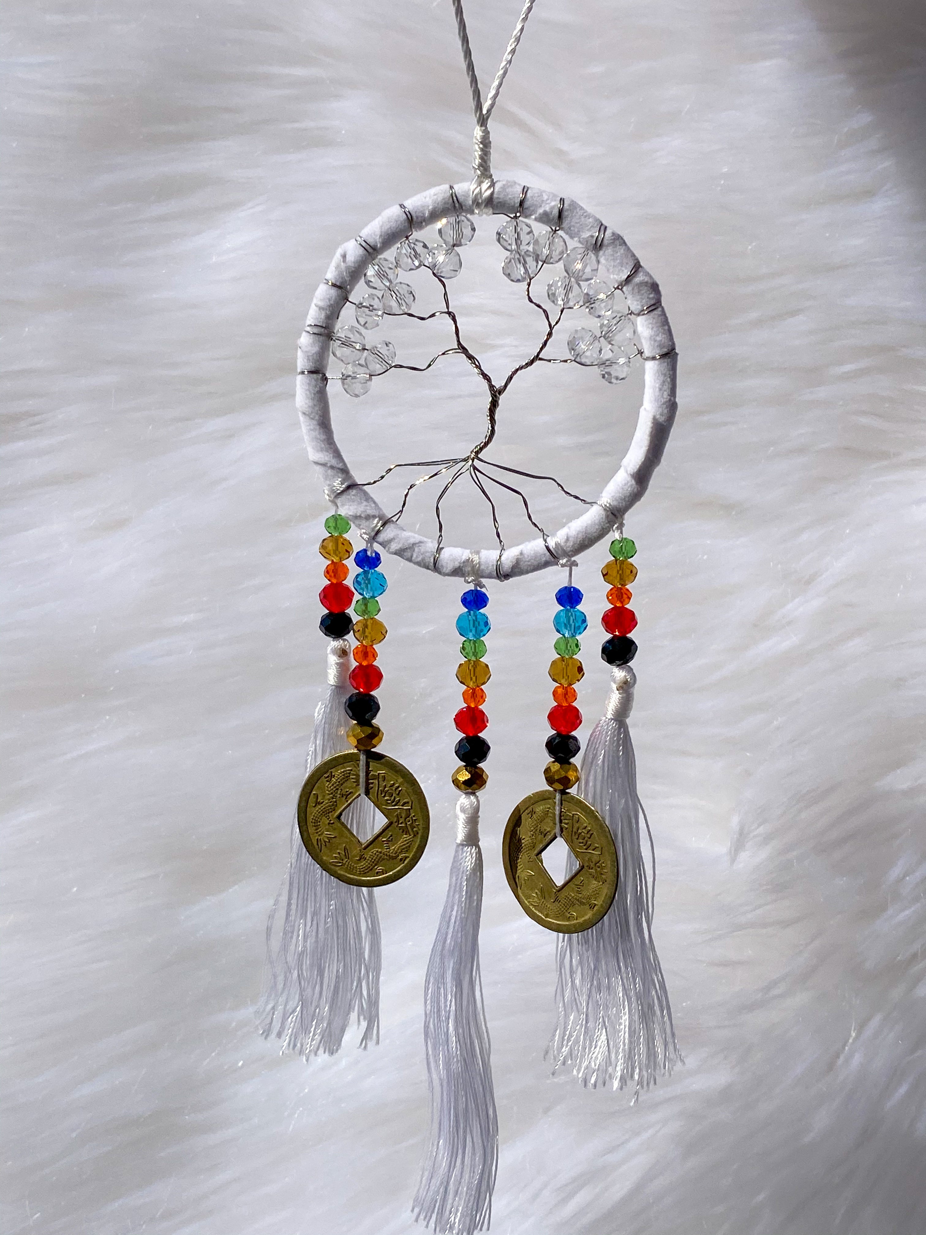 Tree of Life Peace Chakra Dream Catcher