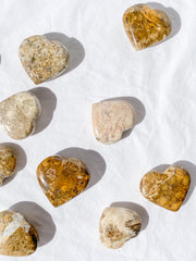 Spotted Agate Heart | Medium