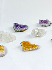 Divine Trio: Citrine + Clear Quartz + Amethyst | Medium