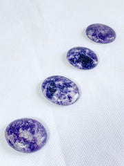 Lepidolite Dark Worry Stone