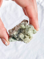 Green Heulandite Cluster 44g