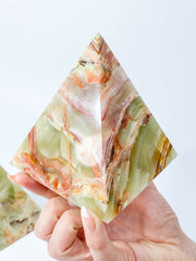 Green Onyx Pyramid | XX Large