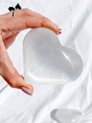 Selenite Heart | XXX Large