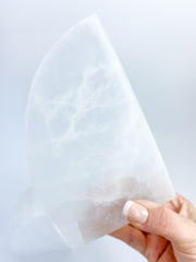 Selenite Polished Bookend