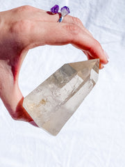 Natural Citrine Semi Polished Point 394g