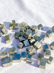 Pyrite Cubes Tumbles | Mini
