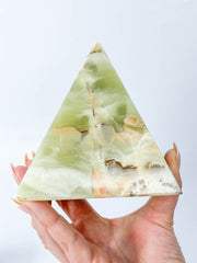 Green Onyx Pyramid | XX Large