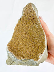 Caramel Amethyst CutBase Cluster 1.2kg